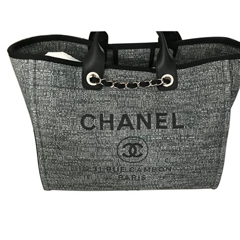 chanel deauville tote cruise 2018|Chanel deauville tote for sale.